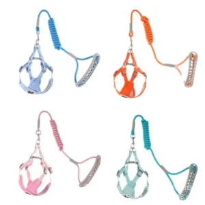 Pet Leash for Small Dogs Breathable Chest Harness Dog Walking Leash