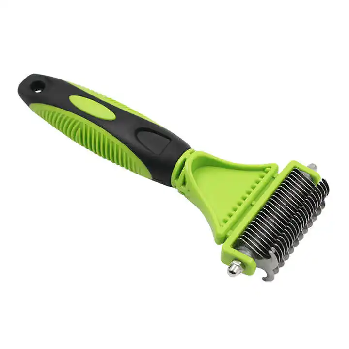 Pet Mats Remover Undercoat Rake Hair Grooming Dog and Cat Dematting Comb