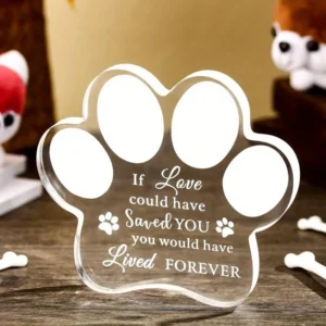 Pet Memorial Ornament Remembrance Gifts Loss of Dog Cat Sympathy Gift Pet Memorial Paw