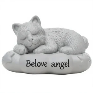 Pet Memorial Stones Grave Markers Pet Headstone Resin Material Durable Environmentally Friendly Polished Pet Memorial Gifts