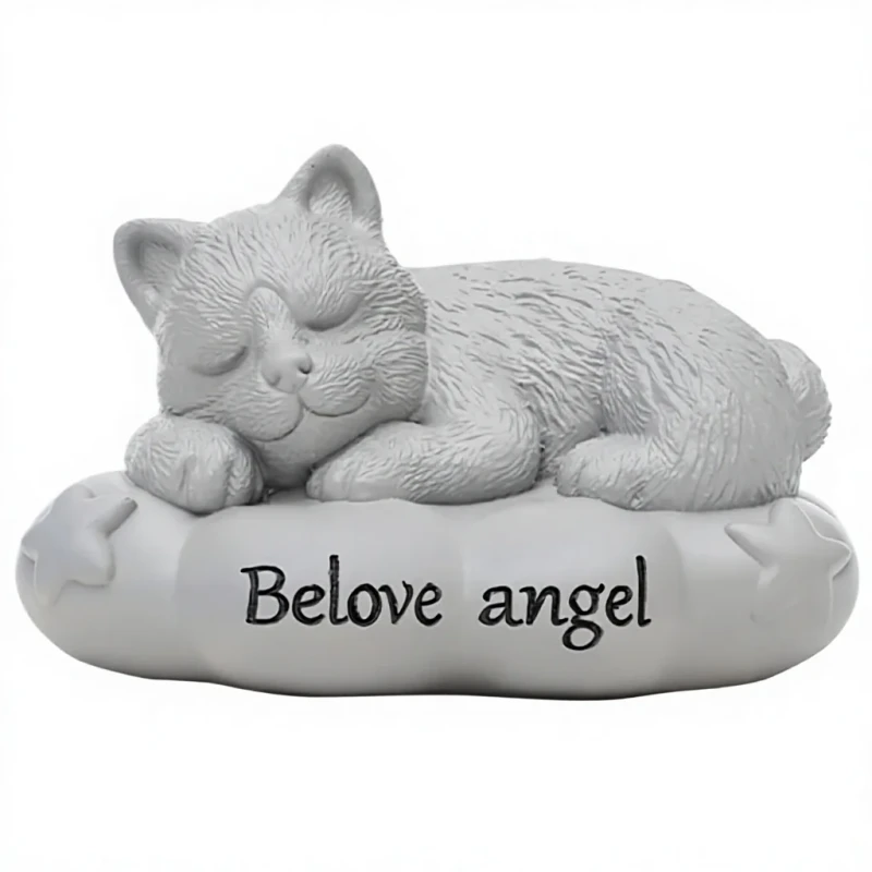 Pet Memorial Stones Grave Markers Pet Headstone Resin Material Durable Environmentally Friendly Polished Pet Memorial Gifts
