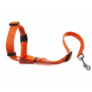 Pet Outgoing Safety Comfortable Nylon Dog Car Seat Belt Leash Harness with Ribbons 10 Colors