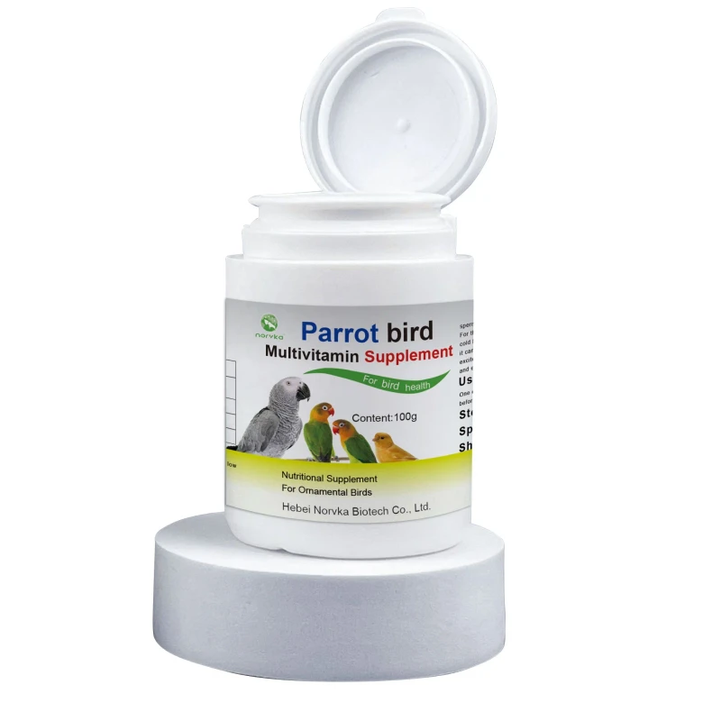 Pet Parrot Bird Complete Nutrition Probiotics Supplement Powder