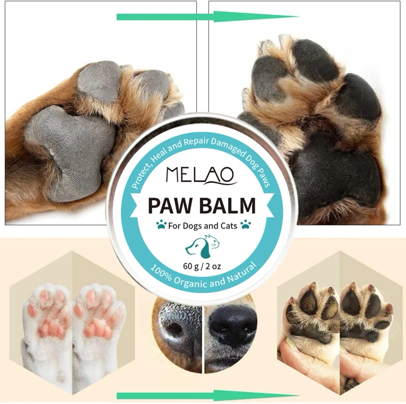 Pet Paw Balm Vegan Mascotas Herbal Natural Pet Care Products Paw Cleaner for Dogs Protection Wax Relief Raw Dry Rough Paw Balm