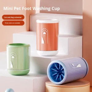 Pet Paw Cleaner Portable Dog Foot Washer Cat Paw Washing Cup Automatic Electric Paw Cleaning Device for Pets