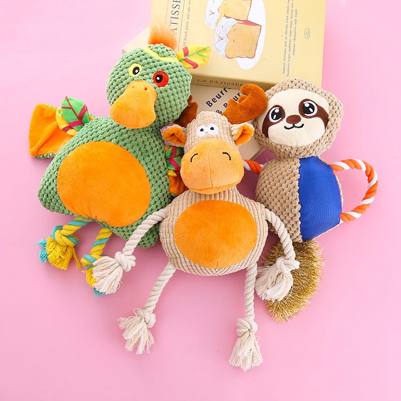 Pet Pet Toys Manufacturers Accessories Cotton Rope Cleaning Teeth Christmas Dog Interactive Movement Toys Pet Chew Toys