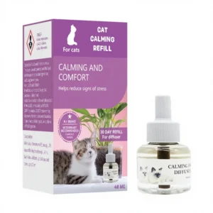 Pet Pheromone Calming Liquid Refill Electric Heated Mood Calm Calming Pheromone Diffuser for Dogs Cats Prevent Stress Relief