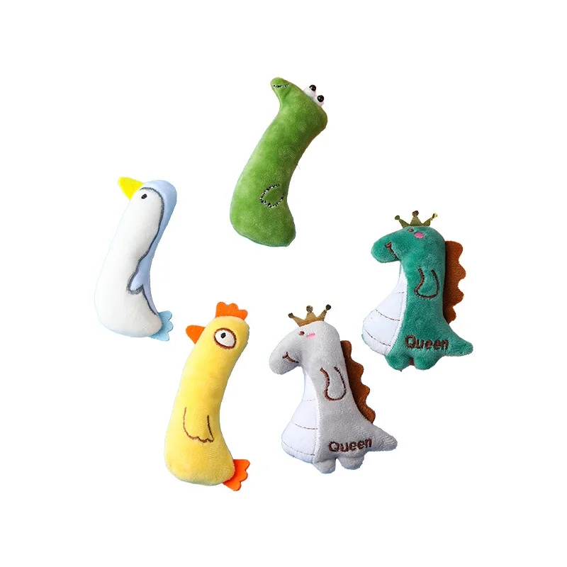 Pet Plush Interactive Toys Catnip Bite Resistant Cat Toys for Cats Play Dog Toy Pet Supplies
