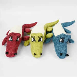 Pet Plush Toy Animal Crocodile Doll Soft Cat Dog Bite Resistant Vocal Grinding Teeth Boredom Toy