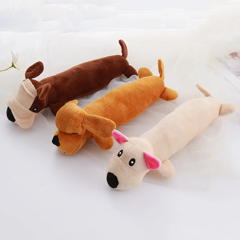 Pet Plush Toys Dog Chew Toys Puppy Cats Biting Sound Squeaky Toys