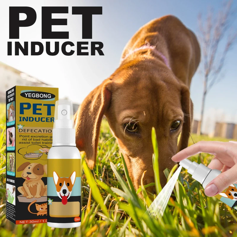 Pet Potty Training Spray for Cats Dogs 30ml 3 Year Shelf Life Helps Proper Urination & Defecation Positioning at Home