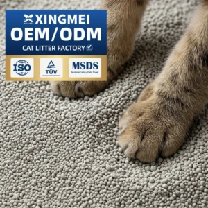 Pet Preferred Ball Shape Bentonite Cat Litter Strong Clumping 99% Dust Free Odor Control 5kg Litiere Pour Chat