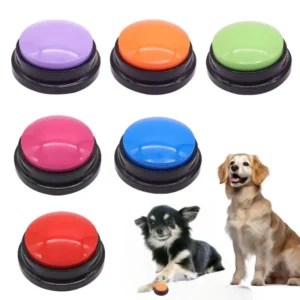 Pet Product Plastic Pet Communication Button Sounder Dog Toy for Training and Boredom Relief for Cats and Dogs
