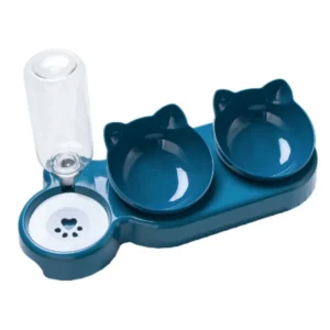 Pet Products Accessories Pet Feeder Automatic Dog Water Bowl Double Pet Bowl
