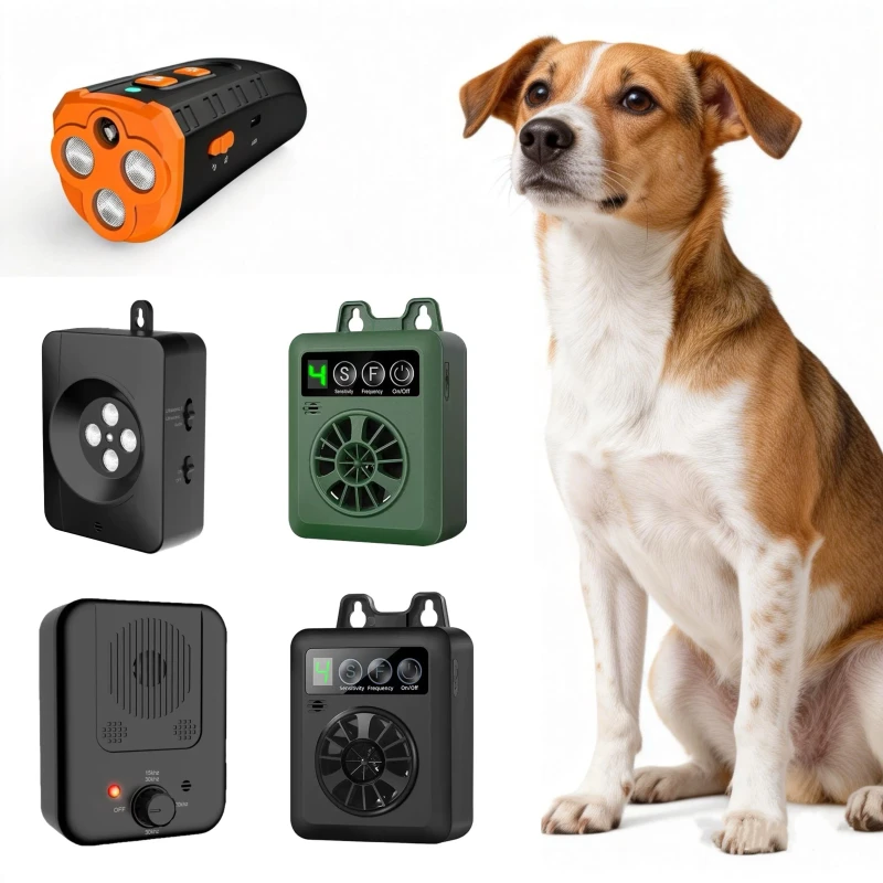 Pet Products Anti Barking Device Automatic Waterproof Dog Control Devices With 3 Modes for Outdoor Dog