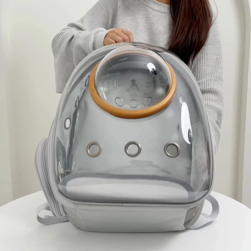 Pet Products Cat Carrier Big Backpack Space Pet Carrier Transparent for Small Animal