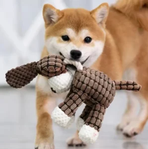 Pet Products Donkey Dog Toy Shape Plush Dog Toy with Rope