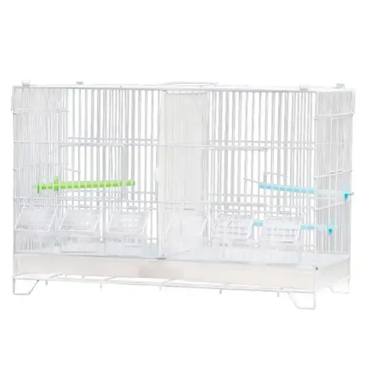 Pet Products Flight Cage Metal Steel Bird Crate Multi Bird Home Stackable Cage for Birds Home Crate for Extra Small Pet