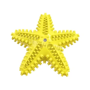 Pet Products New Online Explosive Starfish Suction Cup Dog Toy Dog Toothbrush Floating on Water Squeaking Pet Toy