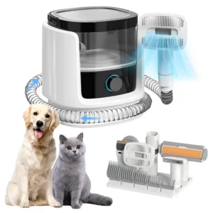 Pet Products Pet Vacuum Brush Automatic Dog Cat Hair Remover Pet Grooming Vacuum Cleaner Kit