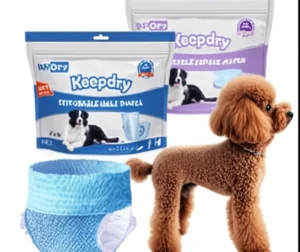 Pet Pull up Pants Diaper for Female Dog Cats Disposable