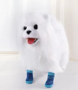 Pet Puppy Doggie Grip Socks Paw Protectors Cotton Anti Slip Knit Dog Socks