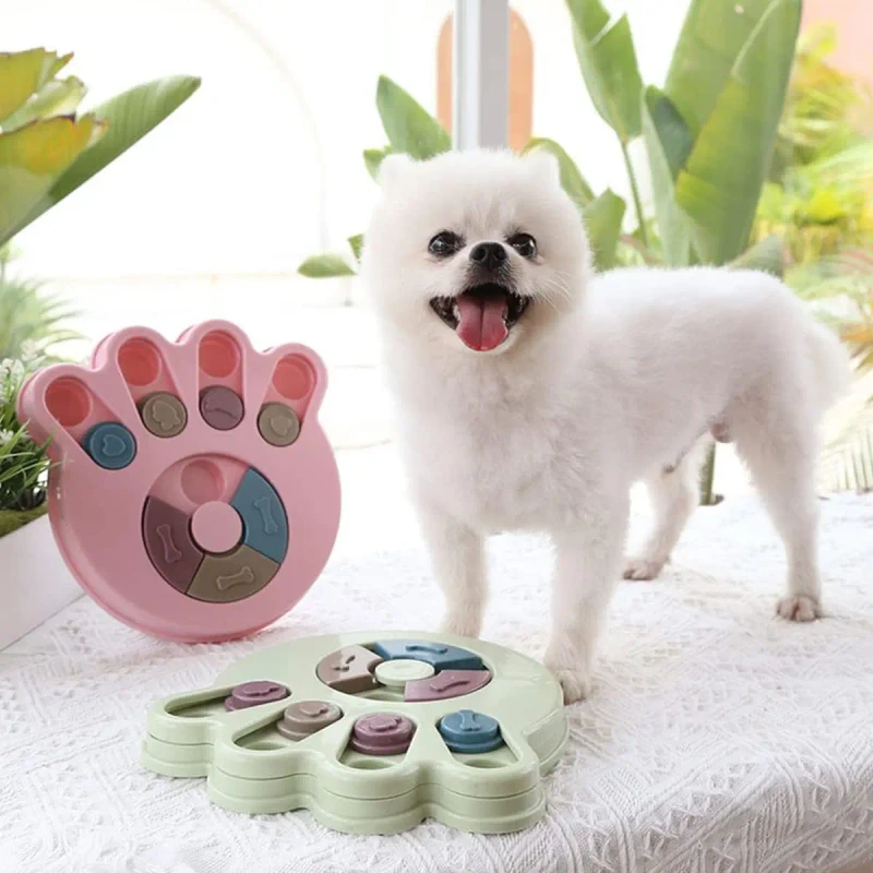 Pet Puzzle Toys Slow Feeder Food Dispenser Interactive Funny Toy for Dog Improve IQ Non Slip Bowl Dog Training Game Pet Supplies
