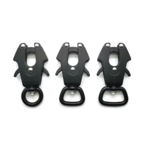 Pet Release Buckle Frog Clip Dog Safety Harness Collar Buckles for Belts Aluminum+ZINC Anodized