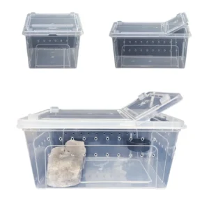 Pet Reptile Breeding Box for Tarantulas Geckos Hamsters Snakes Turtles and Beetle Larvae