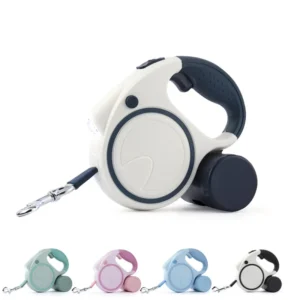 Pet Retractable Leash Dog Go Out Led Light Automatic Retraction Tractor Non slip Non stop Dog Walk Leash Pet Leashes