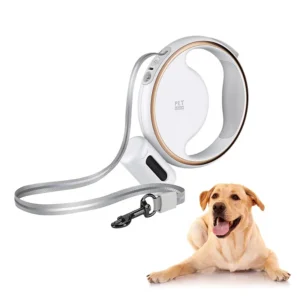Pet Retractable Leash with Light, Strong and Flexible Rope, Suitable for All Sizes of Dogs