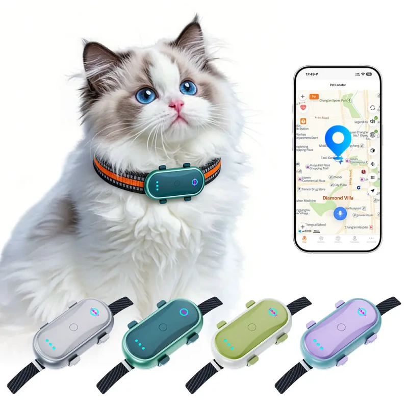Pet Route History Navigation Remote Restart Waterproof Large Capacity Battery Factory Direct Custom Label Pet Accessories