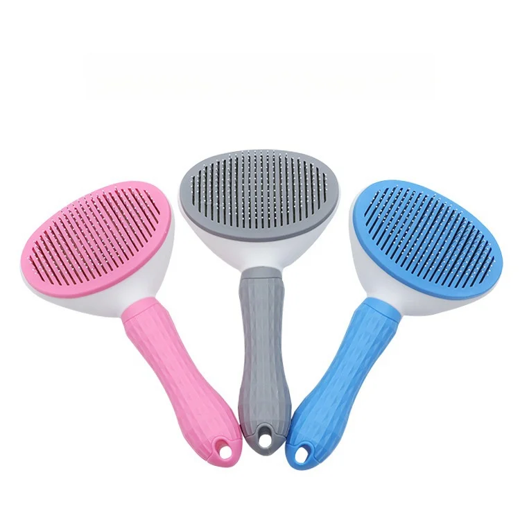 Pet Self Cleaning Slicker Brush Hair Remover Brush Cat Grooming Brush Dog Grooming Comb Pet Supplies and Accessories