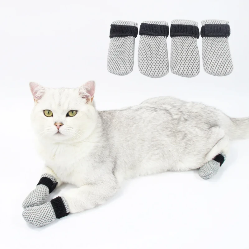 Pet Shoes Warm Dog Boots Breathable Thicken Cat Anti Scratch Shoes Anti Slip Waterproof Shoes for Dog