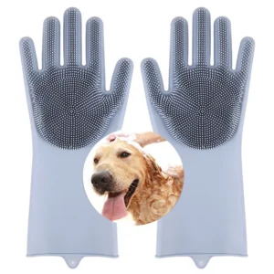 Pet Shop Supplies Pet Grooming Glove Dog Bathing Cat Petting Glove for Dog Shedding Gloves Brush