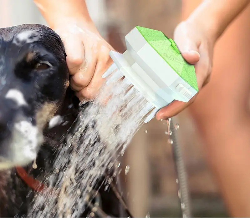 Pet Shower Head Bath Brush Dogs Cats SPA Shampoo Comb Pet Washing Accessories Sprinkler Animal Dog Wash Massage Shower