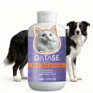 Pet Silk & Shine Shampoo Professional Dog & Cat Grooming Detangling Frizz Control & High Gloss Shine
