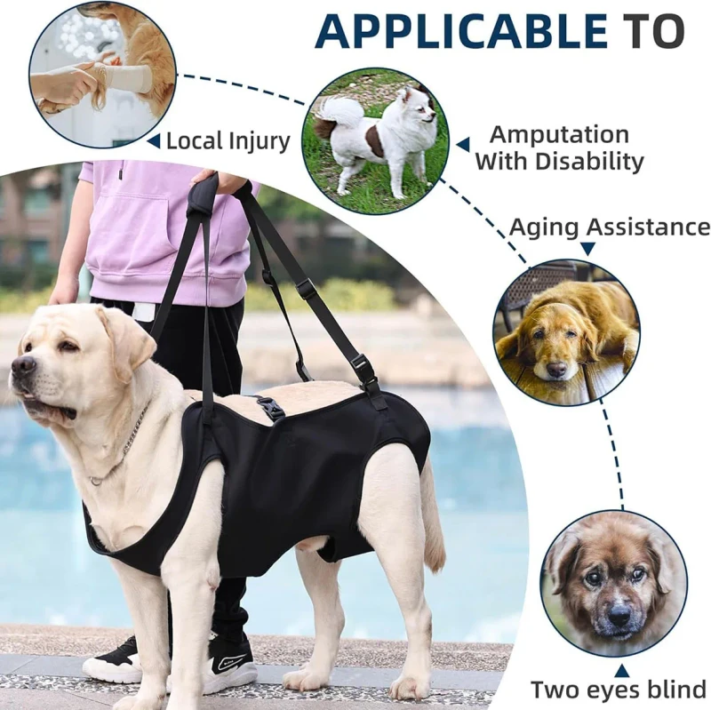 Pet Sling Carrier for Injured Elderly Dogs