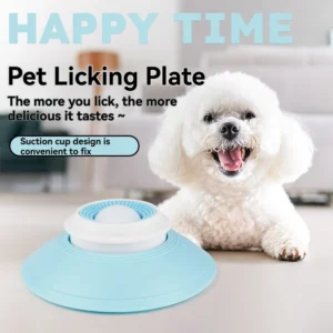 Pet Slow Feeder Licking Board Anti-Choke Interactive Training Toy for Small Medium Dogs Cats