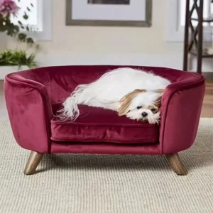 Pet Sofa for Dogs & Cats Removable Cover Modern Design Durable Polyester Pet Bed All Seasons Use