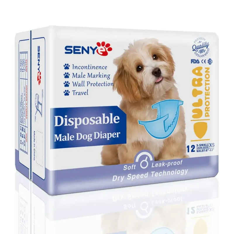 Pet Soft Disposable Dog Diapers Super Absorbent Diapers for Dogs and Cats Dog Male Wraps Sanitary Pants