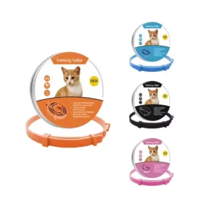 Pet Soothing Calming Collar for Dogs & Cats Modern Solid Design Eco Friendly Waterproof Adjustable Repellent & Anxiety Relief
