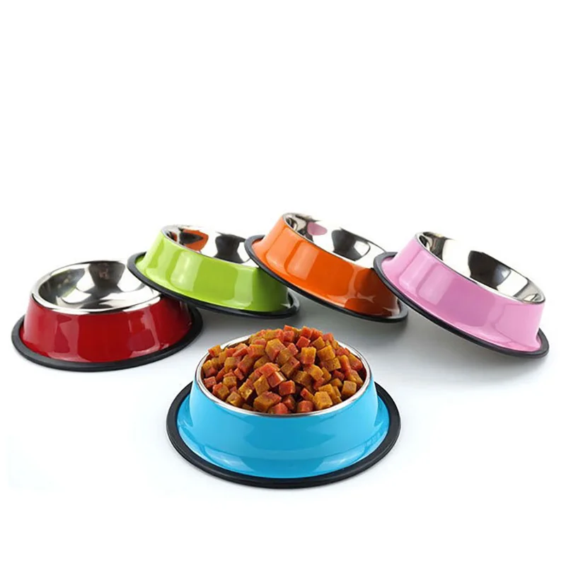 Pet Stainless Steel Food and Water Bowls & Feeders for Dogs & Cats
