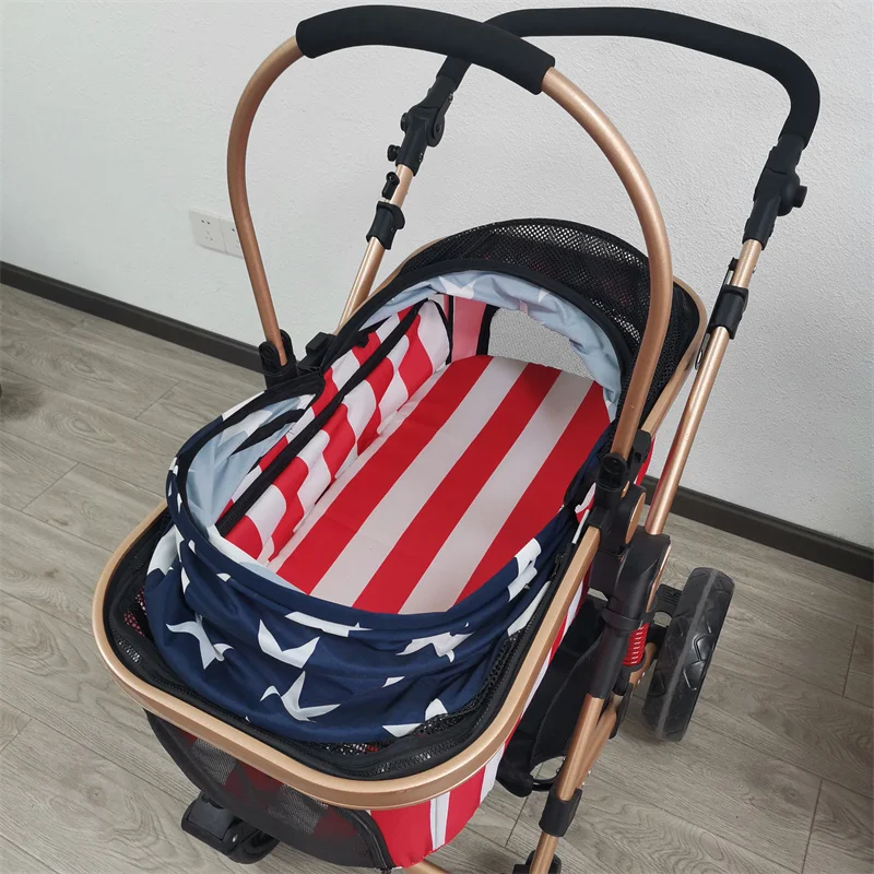 Pet Stroller with Pet Carriers and Dog Accessories