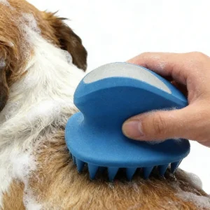 Pet Supplier Custom Soft Durable Rubber Cat Dog Shower Grooming Tool Dog Pet Massage Bath Brush