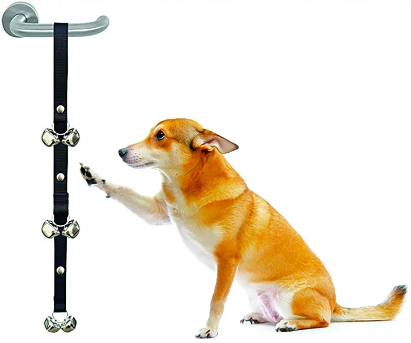 Pet Supplier Pet Doorbell Training Pet Traction Rope Guide Dog Warning Door Bell Leash