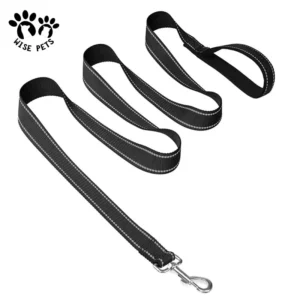 Pet Supplier Reflective Slip Lead Pet Rope Collar Harness Outdoor Dog Leash Pet Training Light Solid Nylon LED Dog Leash