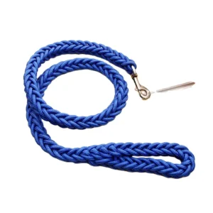 Pet Supplies 8 Strands Woven Nylon Dog Leash Walking Training Pet Dog Leash Traction Rope for Medium and Large Dogs