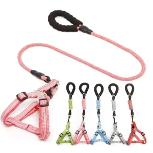 Pet Supplies Adjustable Pet Dog Harness Leash Set for Dog