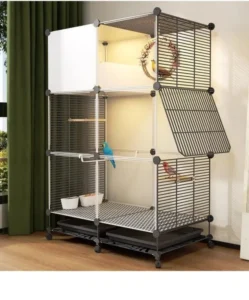 Pet Supplies BirdCage Metal Iron Wire Big Parrot Breeding Small Parrot Cage Canary Steel Pet Breeding Bird Cage OEM